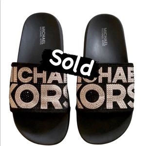 Girls Michael Kors Slides